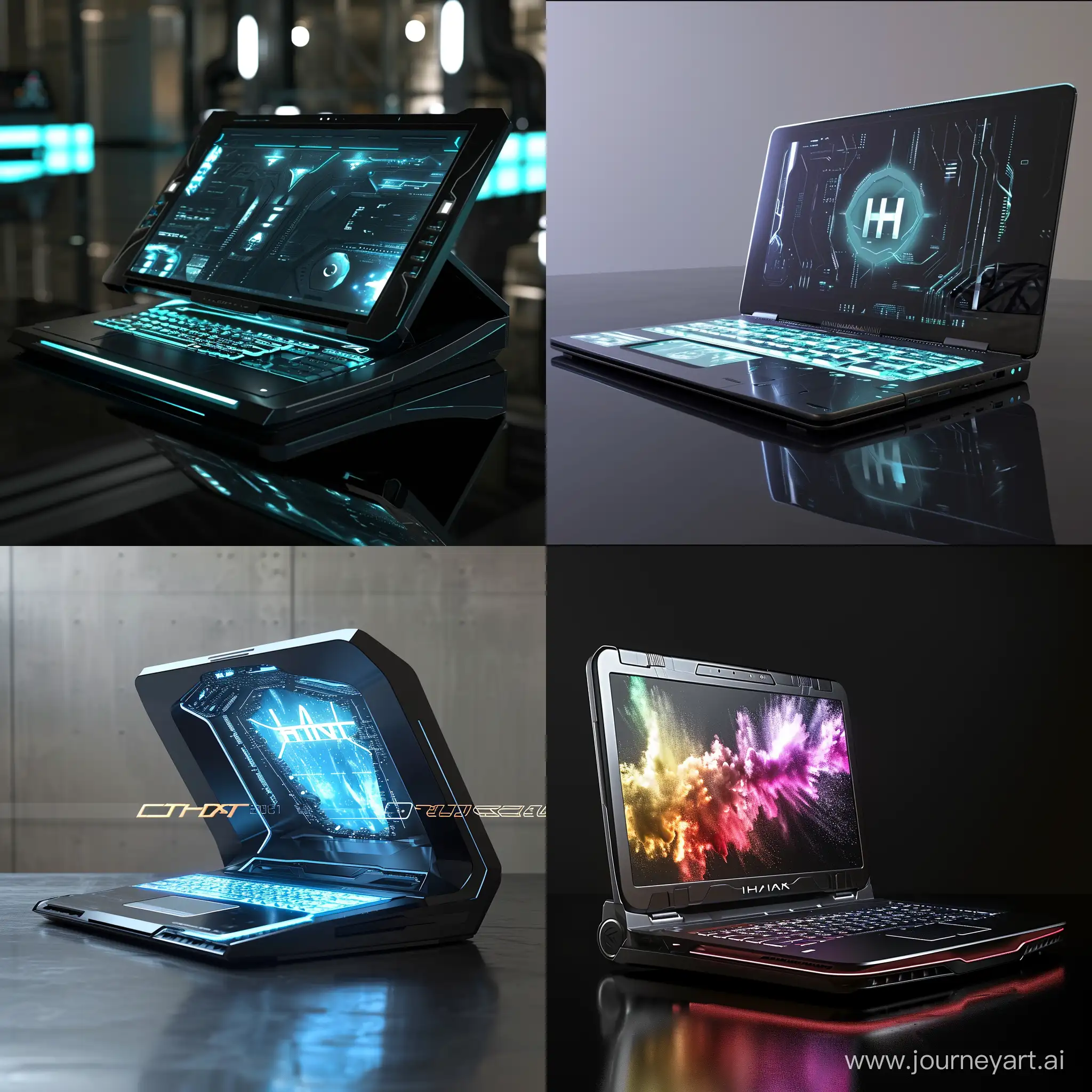 Futuristic-HALO-Laptop-with-AR-11-Display-HighTech-Innovation