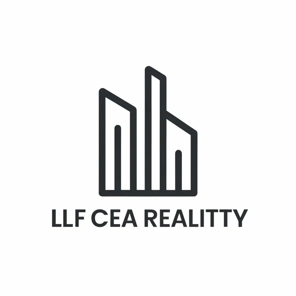 a logo design,with the text "LF CEA REALTY", main symbol:BULDINGS,Moderate,be used in Real Estate industry,clear background