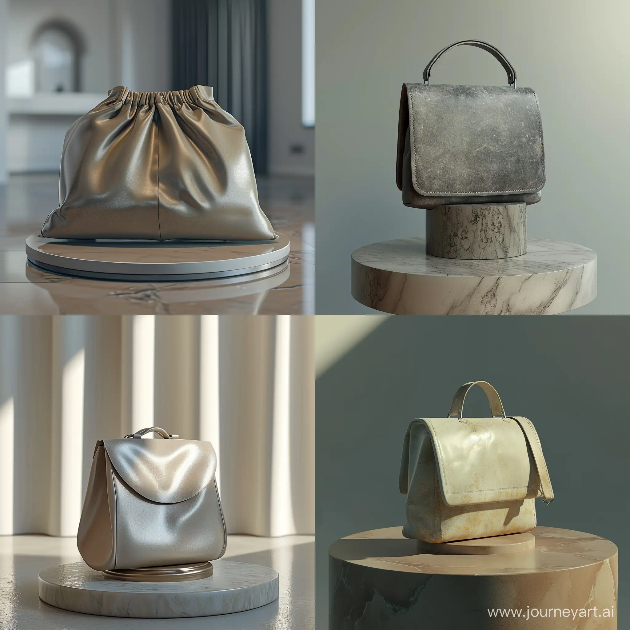 Stylish-Round-Stand-with-Photorealistic-Bag-Display