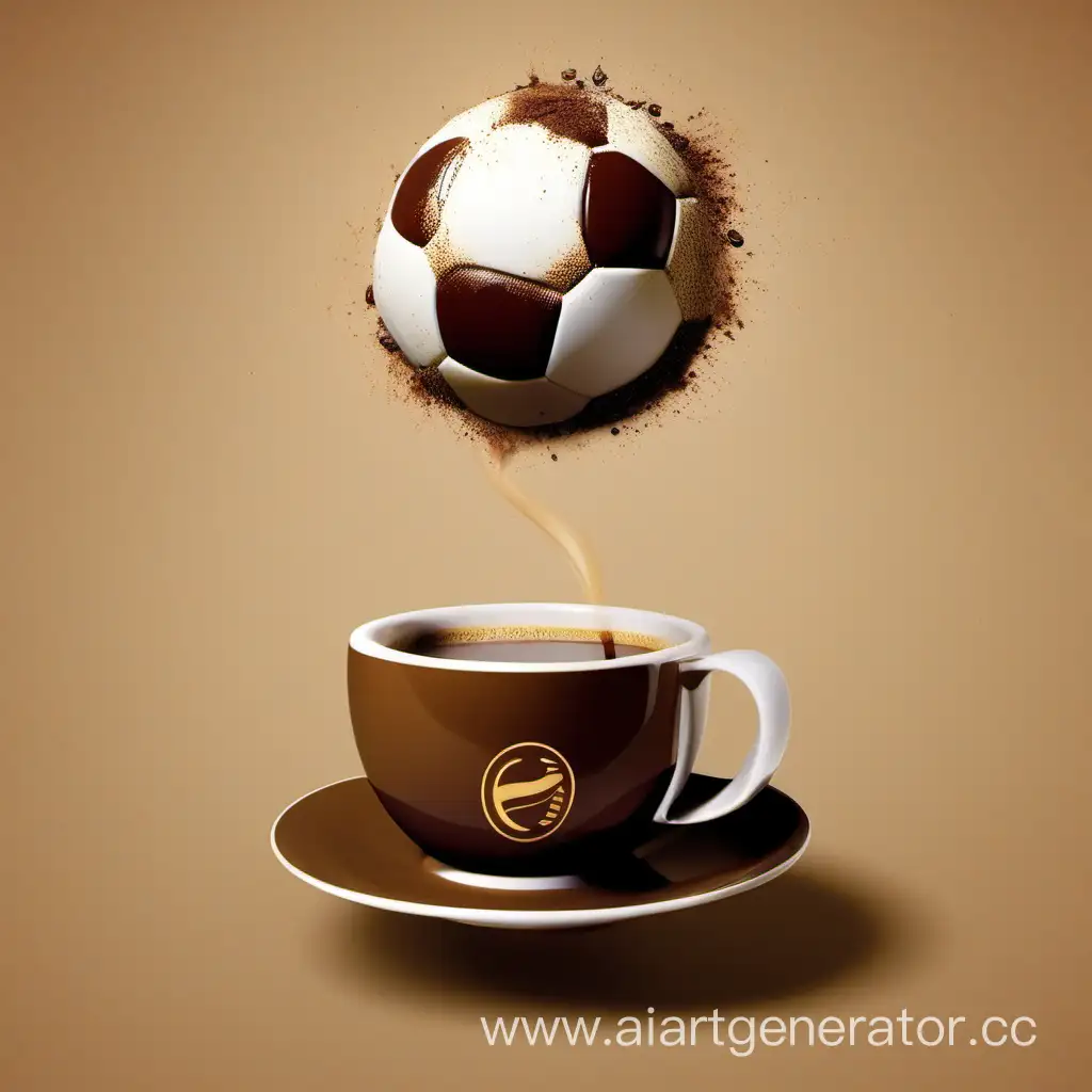 кофе футбольный мяч реклама