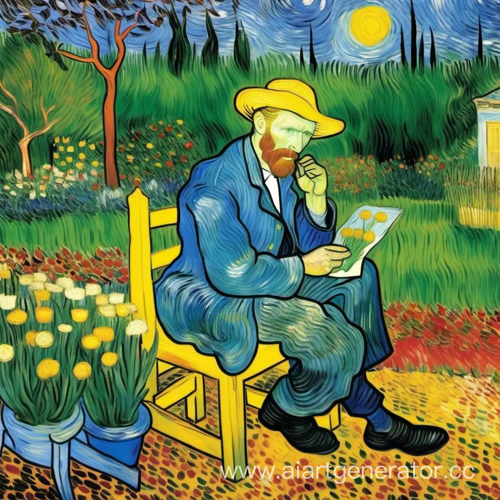 Ван Гог в саду