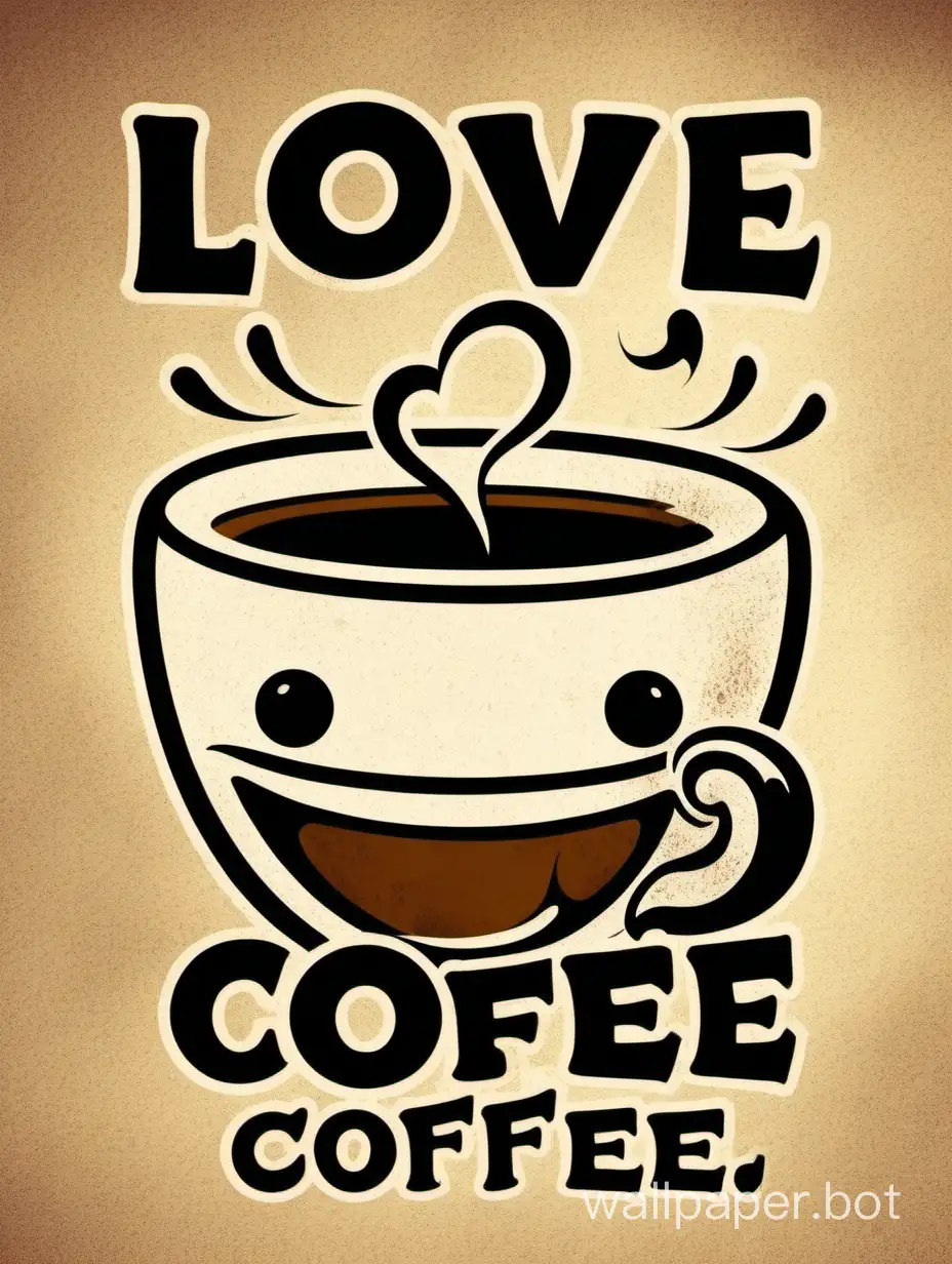 Whimsical-Spy-Enjoying-Coffee-Blend-of-Charm-in-Stencil-Fluid-Style