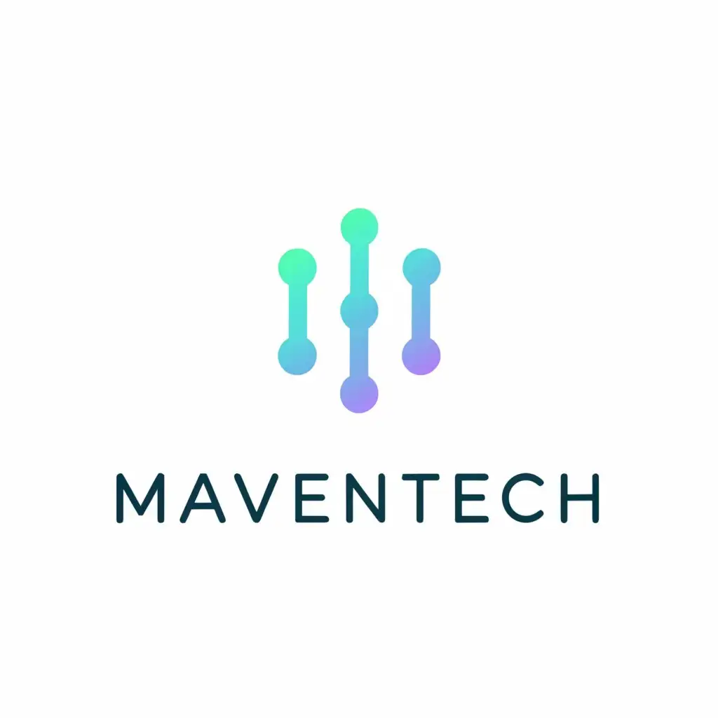 a logo design,with the text "MavenTech", main symbol:A stylized "M" with technological elements integrated into its design. It could resemble circuitry patterns, subtly implying the company's focus on computer hardware.,Moderate,be used in Technology industry,clear background