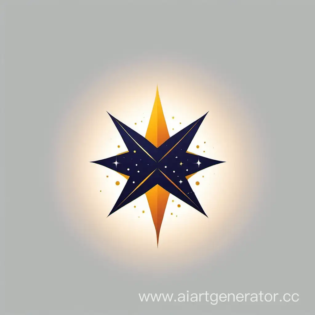 Минималистичный логотип для маркетплейса с названием Nova.  На изображении должна быть взрывающаяся звезда