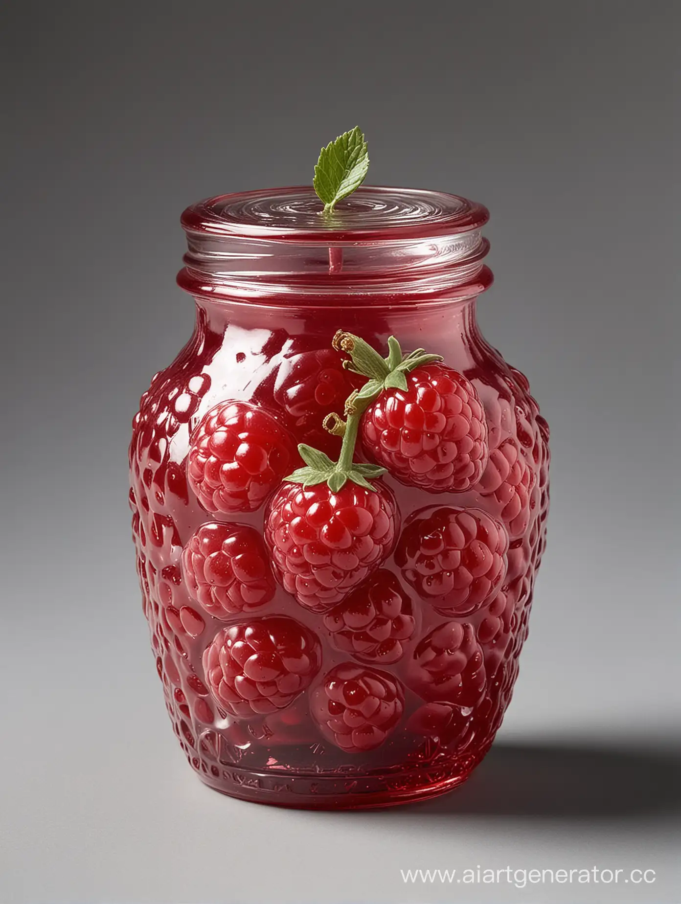 Raspberryshaped-Jar-Exquisite-Ceramic-Container-for-Culinary-Delights