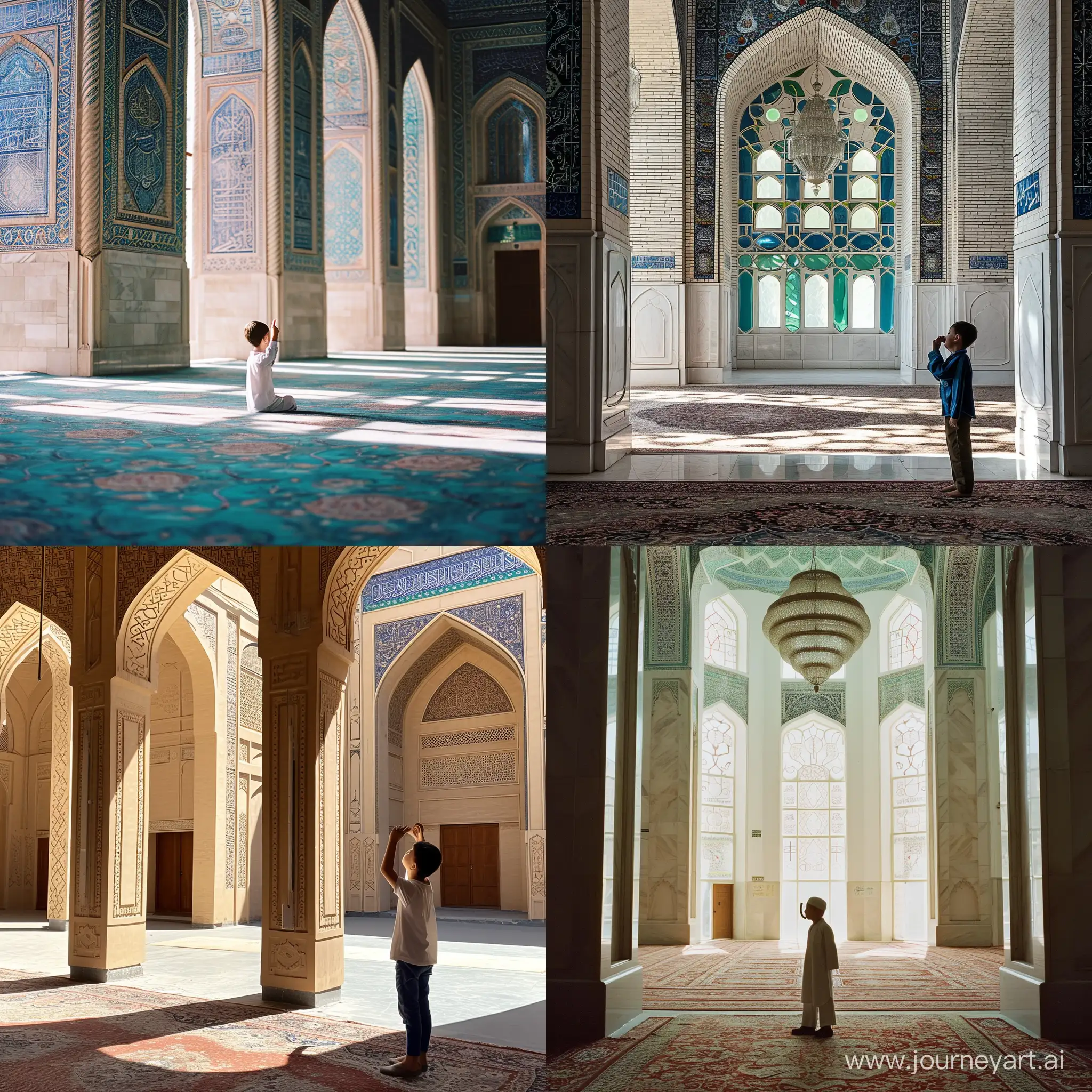 Boy-Calling-the-Call-to-Prayer-in-Tashkent-Mosque