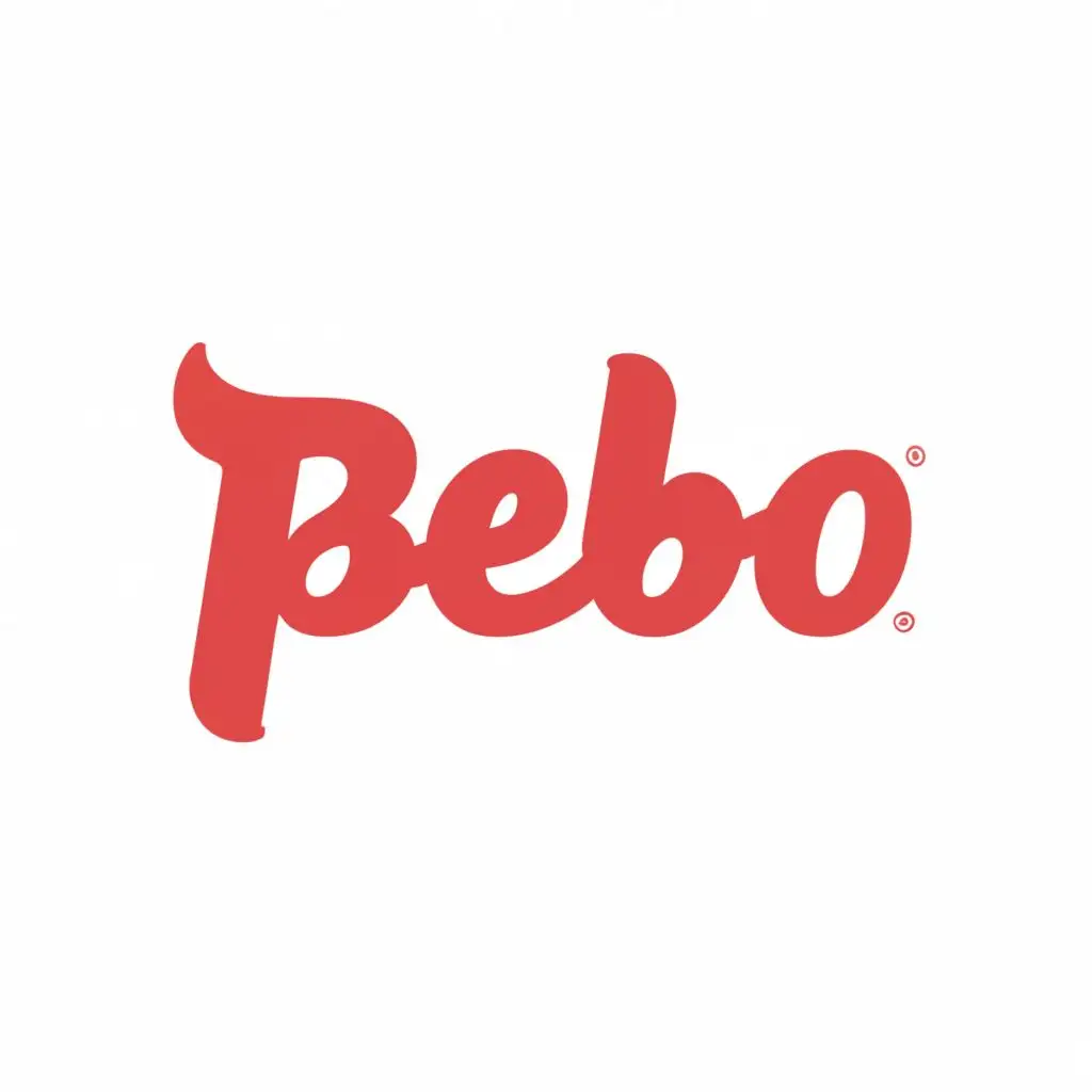 logo, bebo, with the text "bebo", typography, be used in Events industry