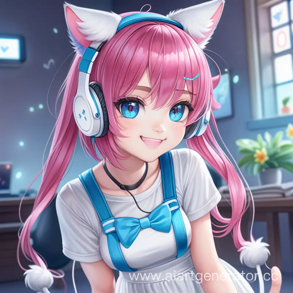 Adorable-Catgirl-with-PinkBlue-Mullet-Hair-and-Cat-Ear-Headphones