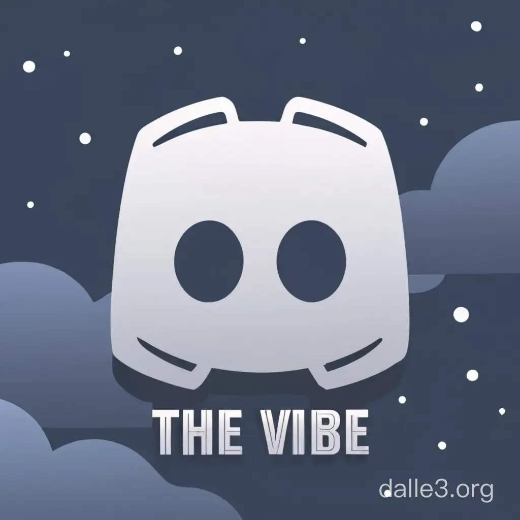 Night Winter Background for The Vibe Discord Server Banner | Dalle3 AI
