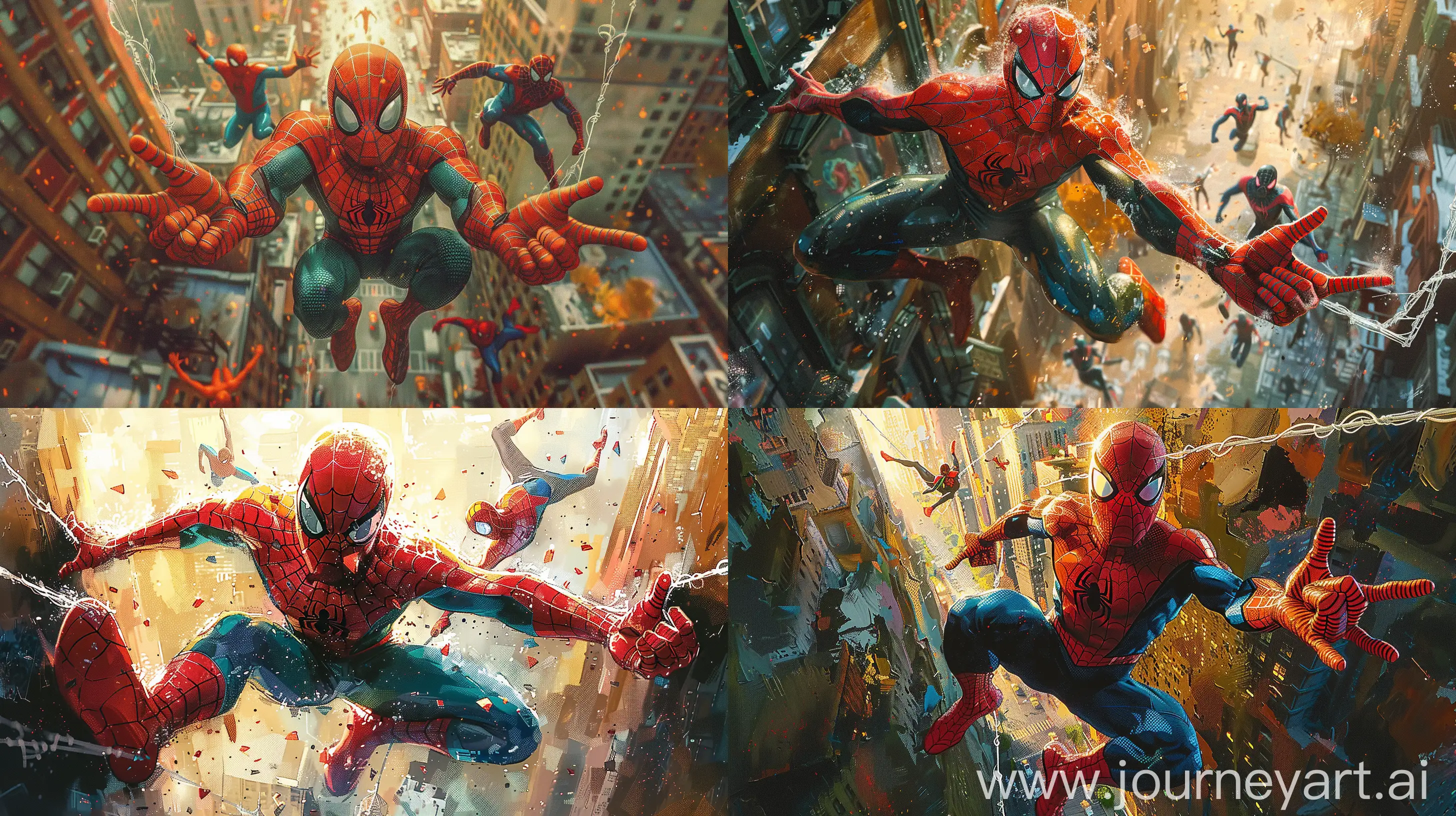 SpiderVerse-Action-Dynamic-SpiderPeople-Swing-Through-City-Portal