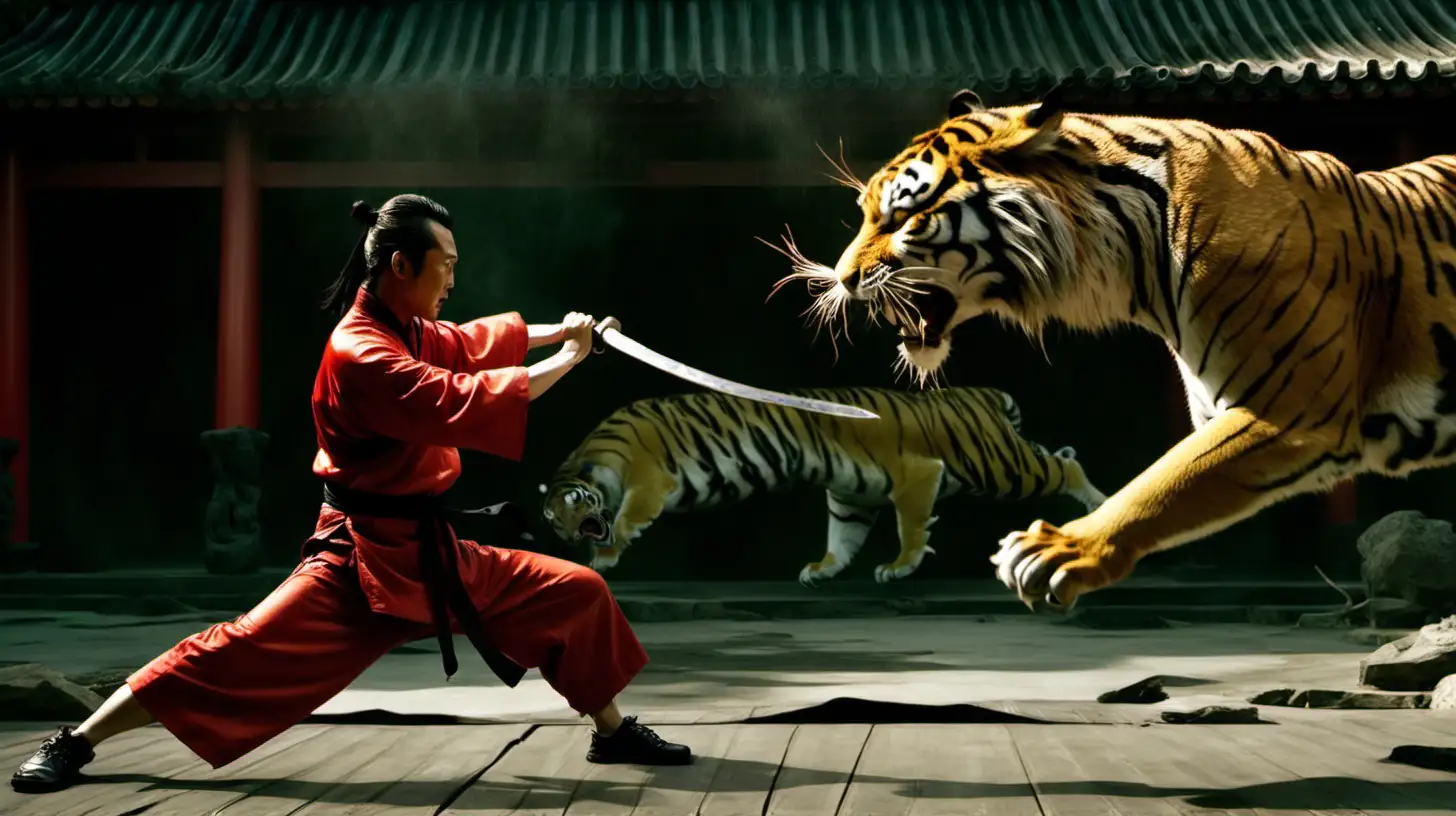 Wu Song Battles Majestic Tiger in Epic Showdown