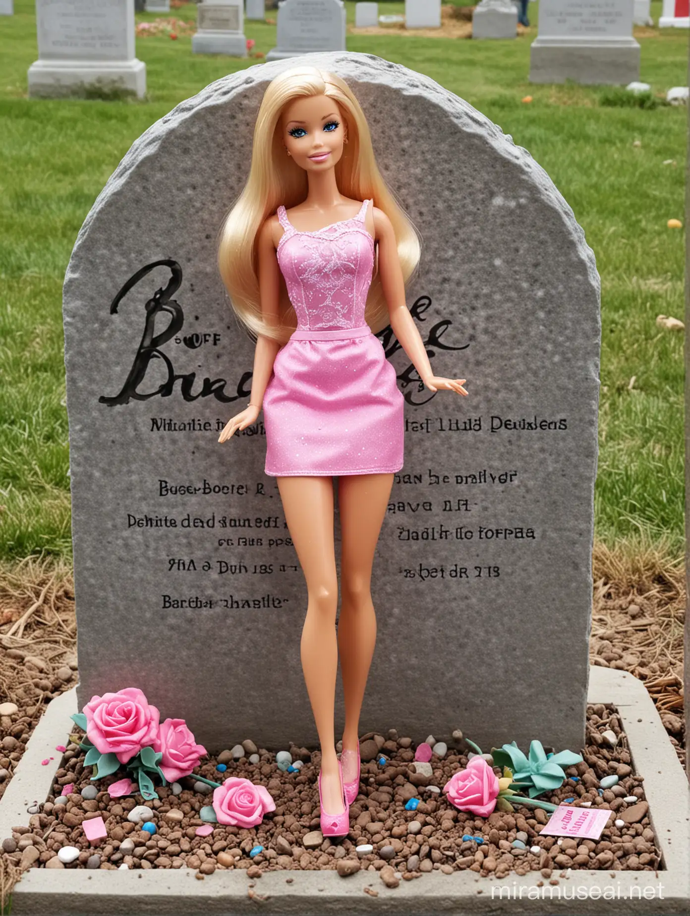 Barbie's grave