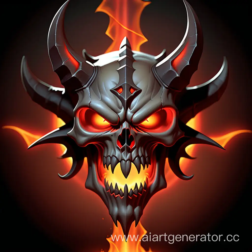 Dark-and-Fiery-Diablo-Logo-Design