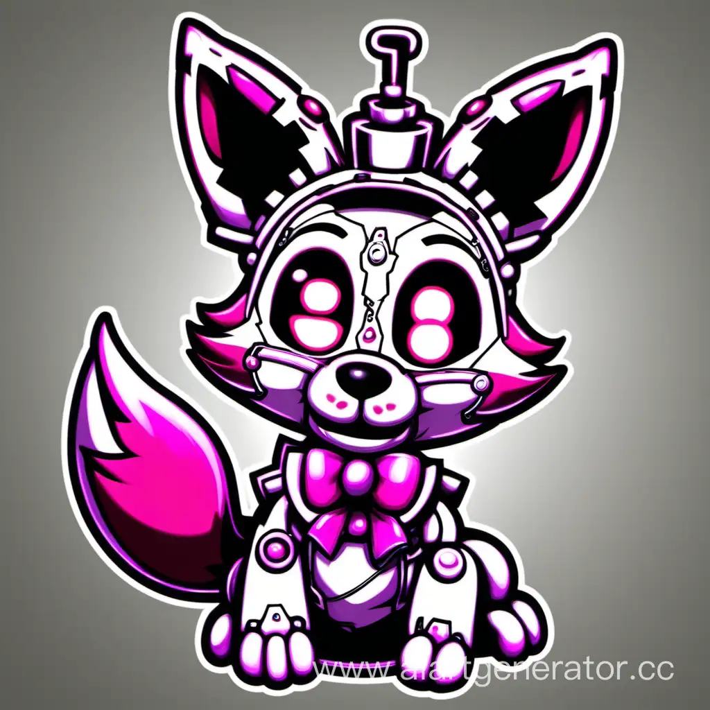 Adorable-Animatronic-Mangle-Fox-Art-FNAF-Fan-Creation