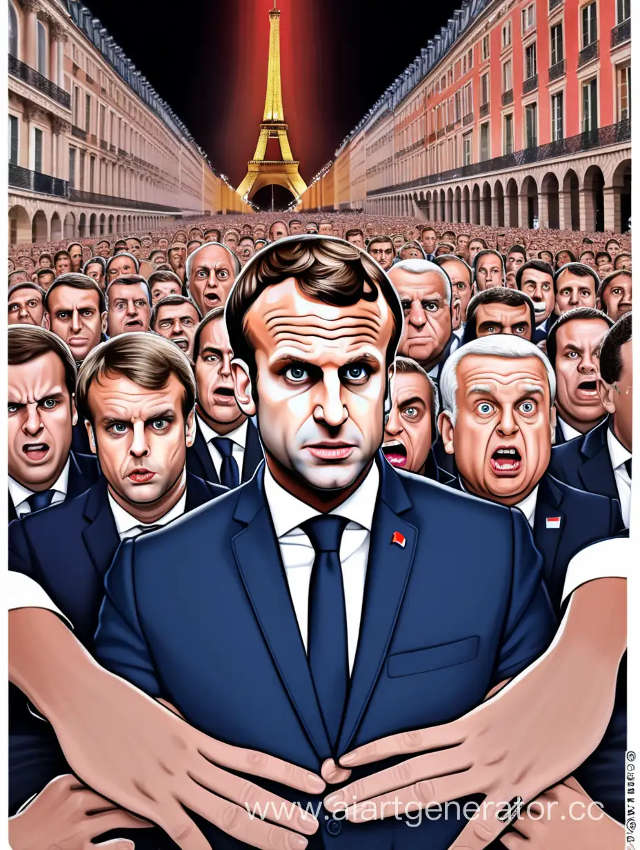 macron is afraid
