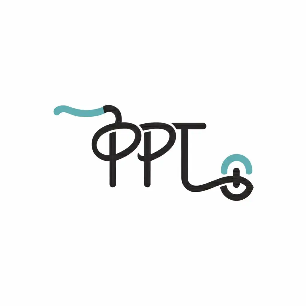 LOGO Design For PRT Elegant Handwriting Check Symbol on a Minimalistic ...