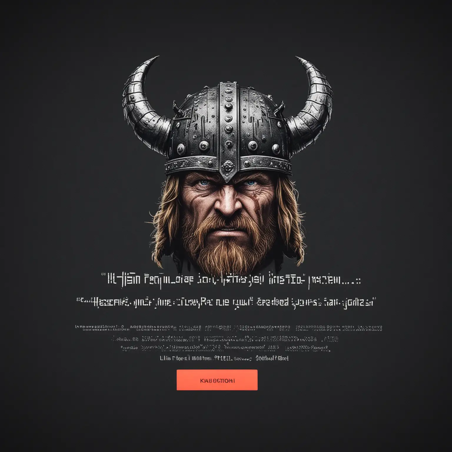 Generate a ransomware lock screen for an imaginary hacker group called viking coders
