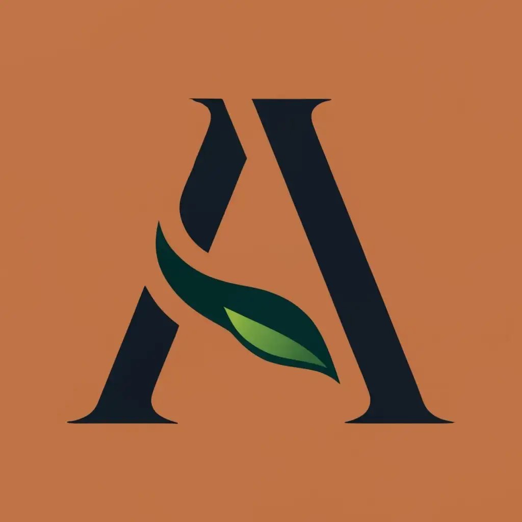 logo, A, with the text "Ajith", typography