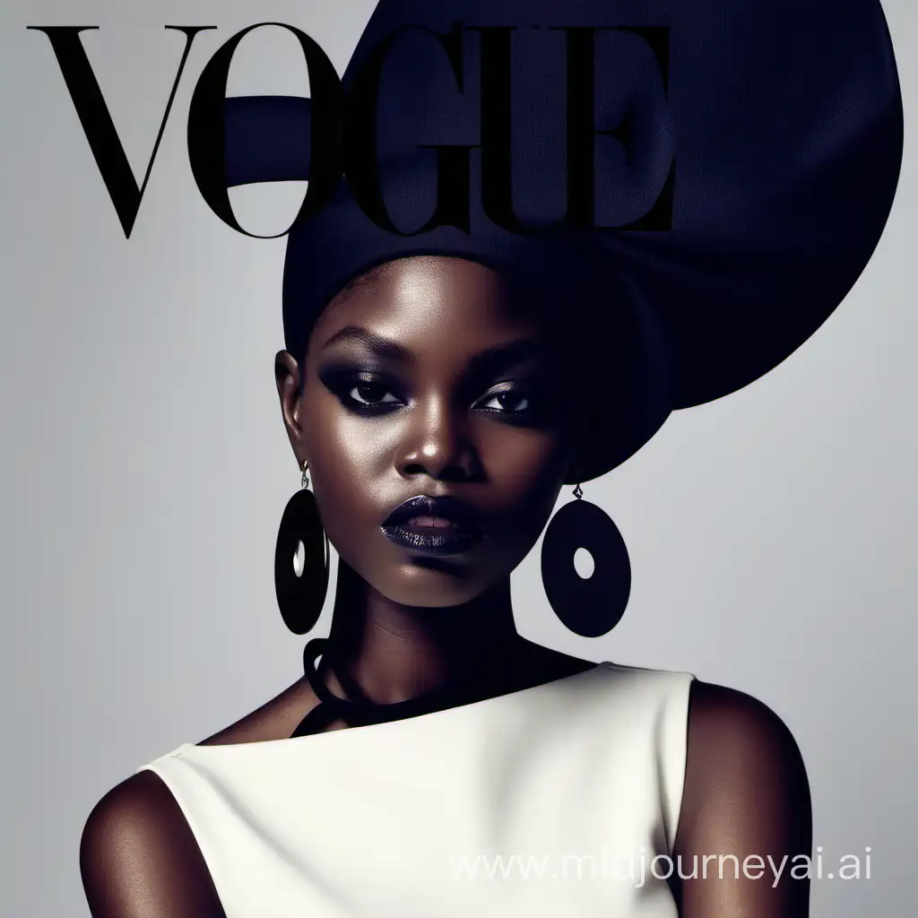 Elegant Vogue Fashion Showcase by a Black Woman