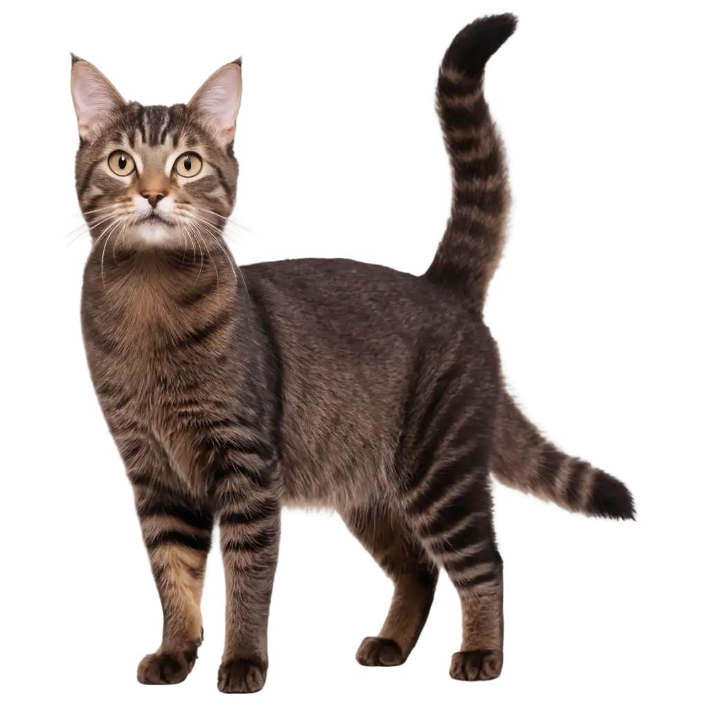 Adorable-Cat-PNG-Captivating-TwoFeetForward-Pose-for-Enhanced-Visual-Appeal