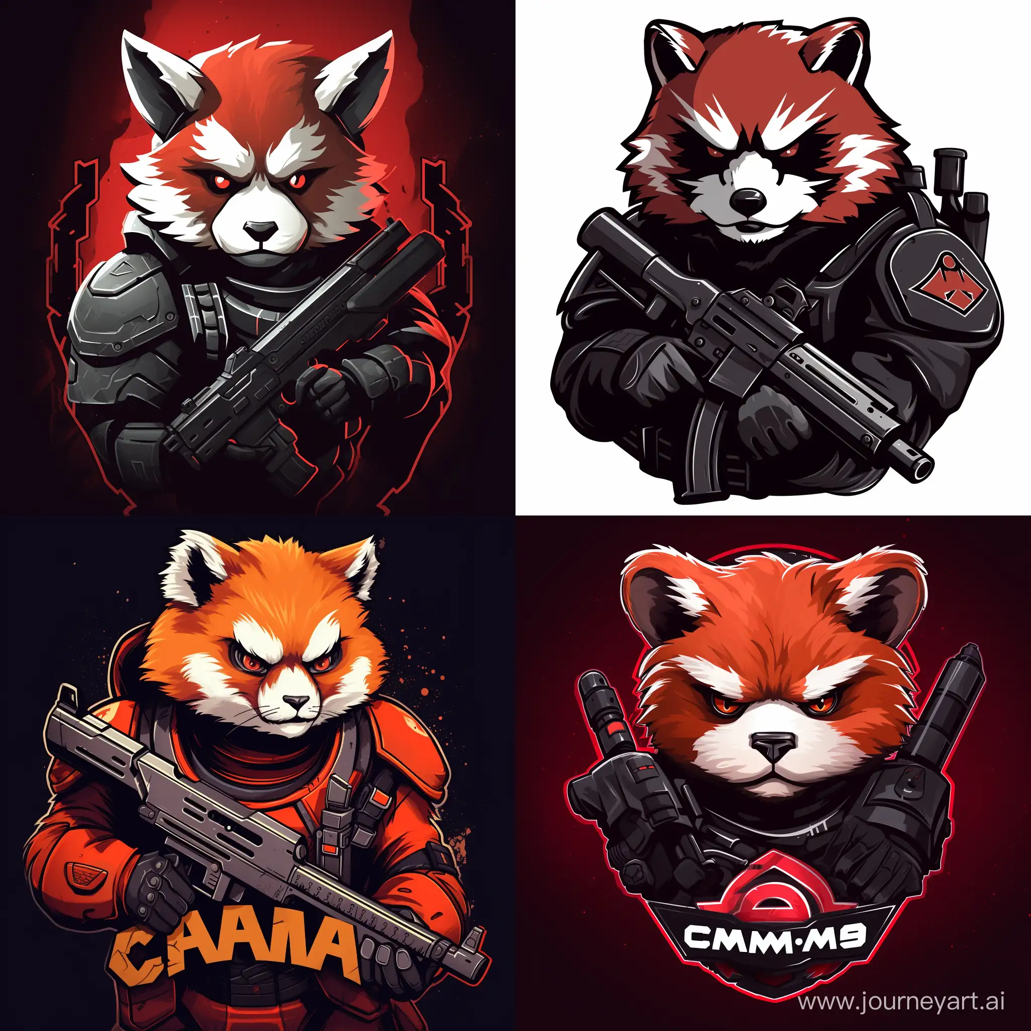 Adventurous-Red-Panda-with-AK47-and-Helmet