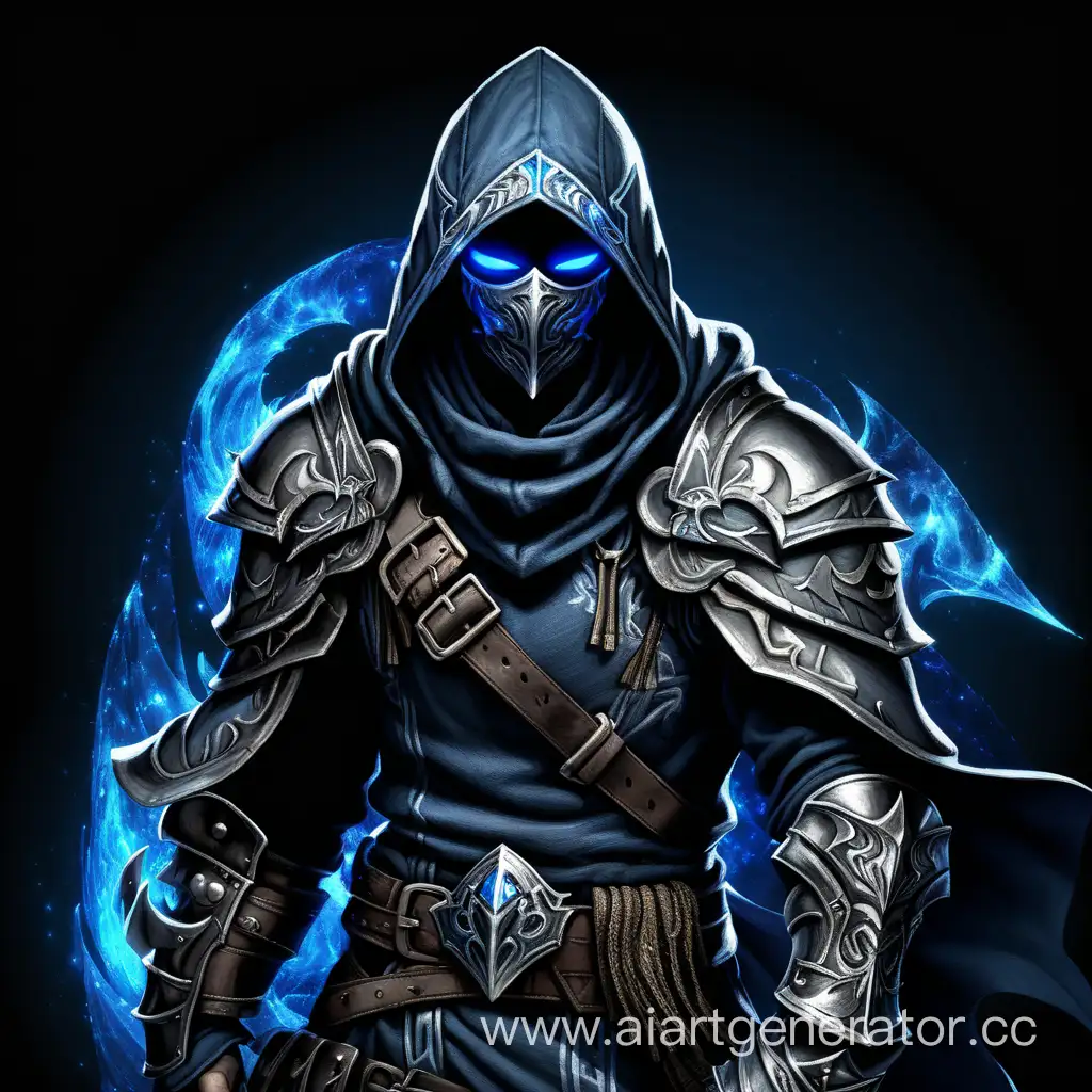 Dark-Souls-Style-Male-Mercenary-with-MidnightBlue-Aura