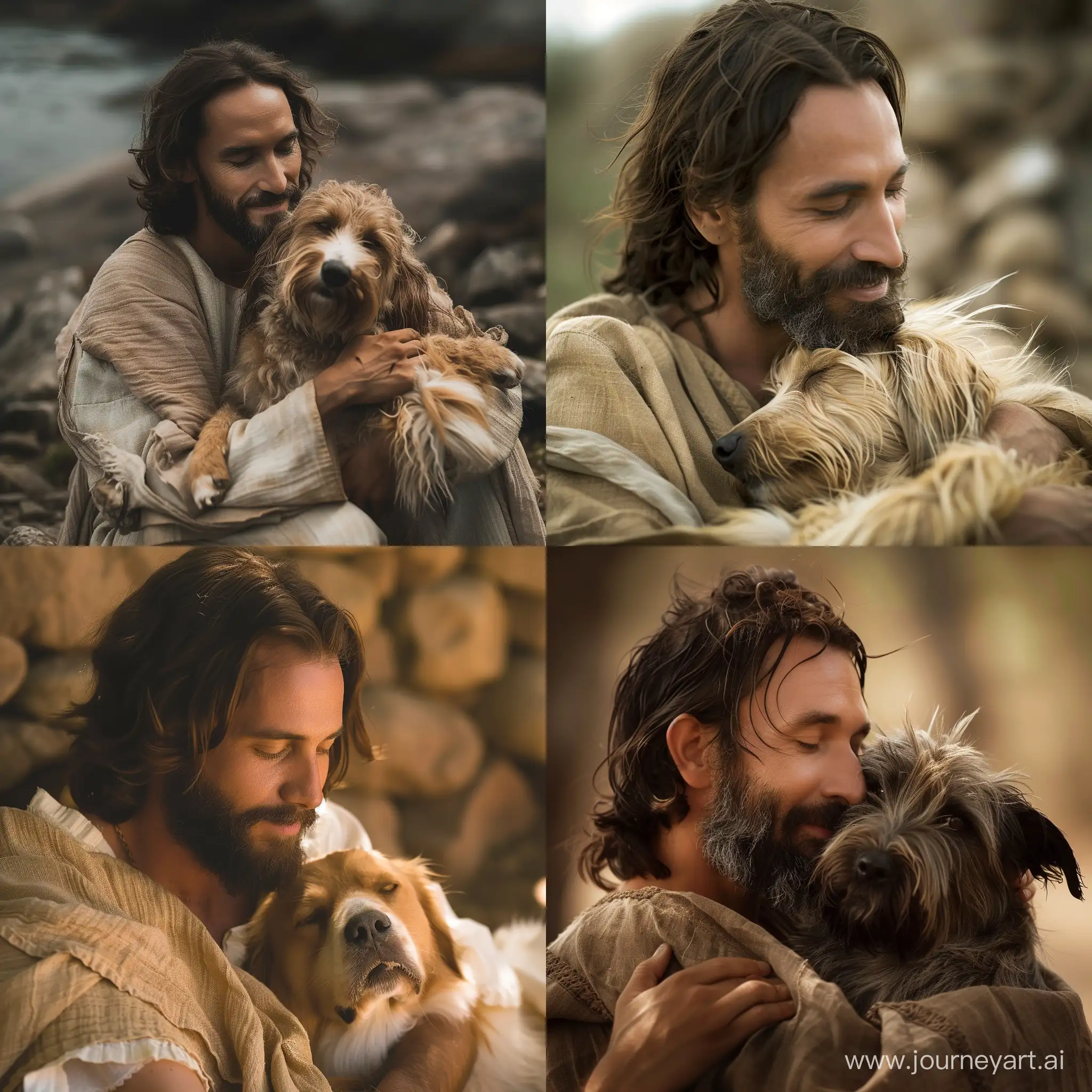 jesus with dog that died