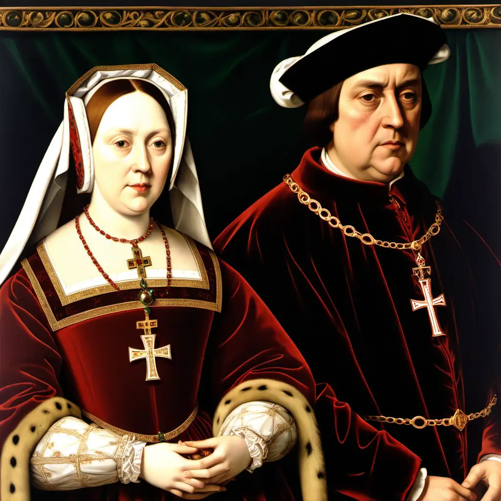 Catholic Kings Parents of Catherine of Aragon Portrait