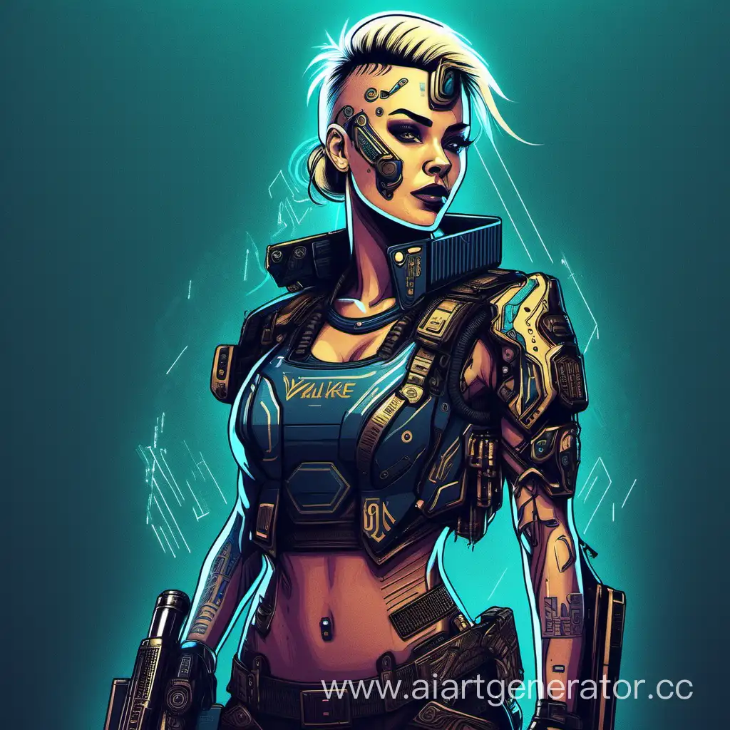 Futuristic-Valkyrie-Warrior-in-Cyberpunk-Environment