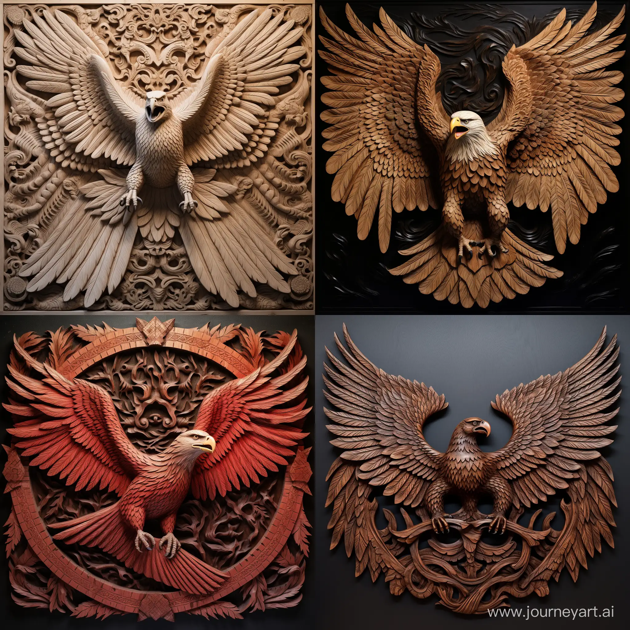 Majestic-TwoHeaded-Eagle-Wooden-Relief-Art