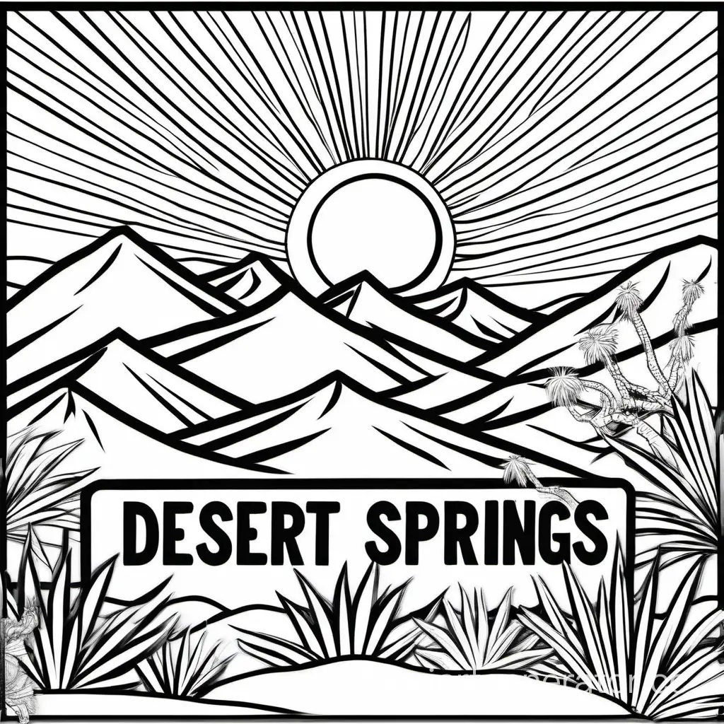 Desert-Hot-Springs-Dispensary-Sign-Coloring-Page