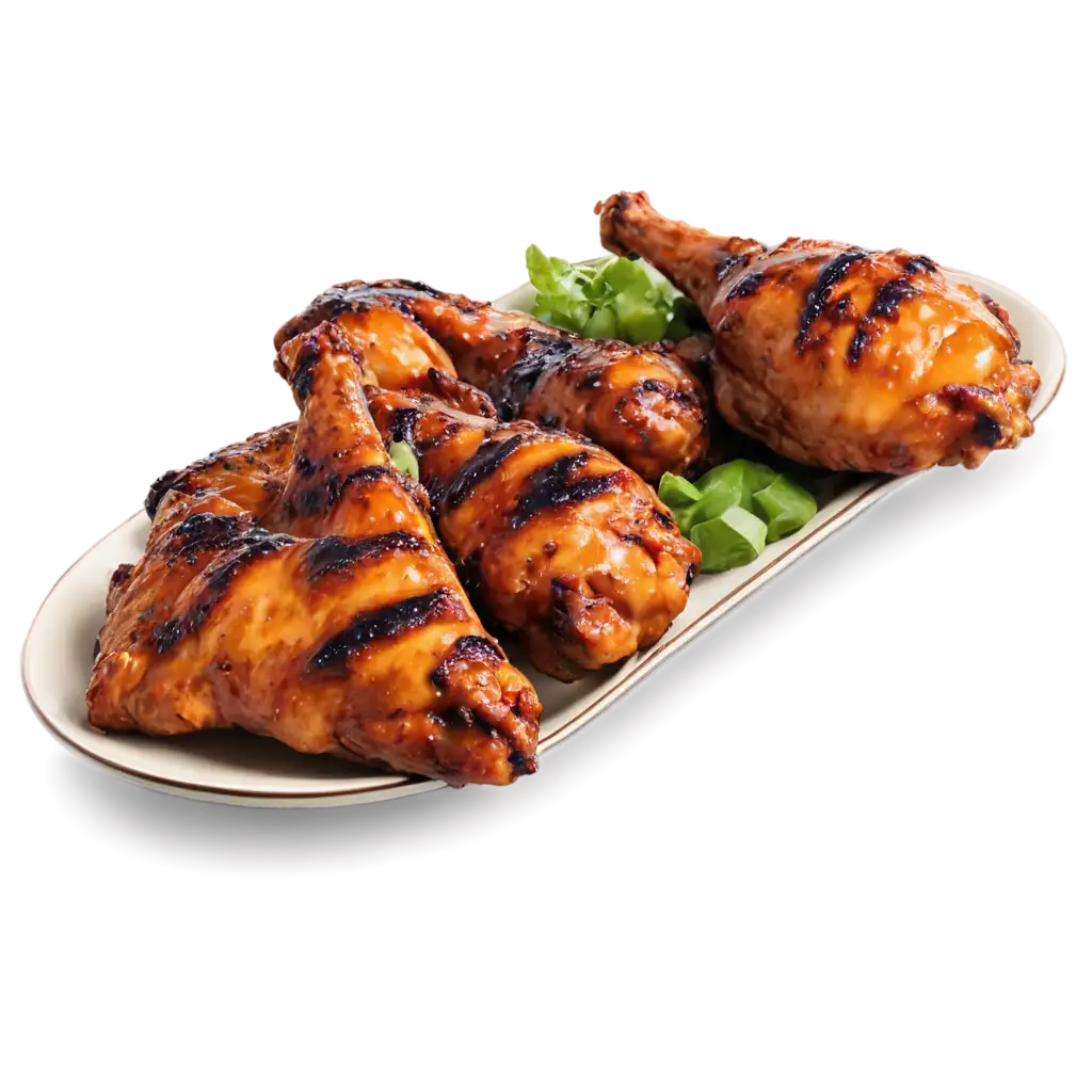 Savory-BBQ-Delights-Enhancing-the-Visual-Appeal-of-Barbecue-Chicken-with-HighQuality-PNG-Imagery