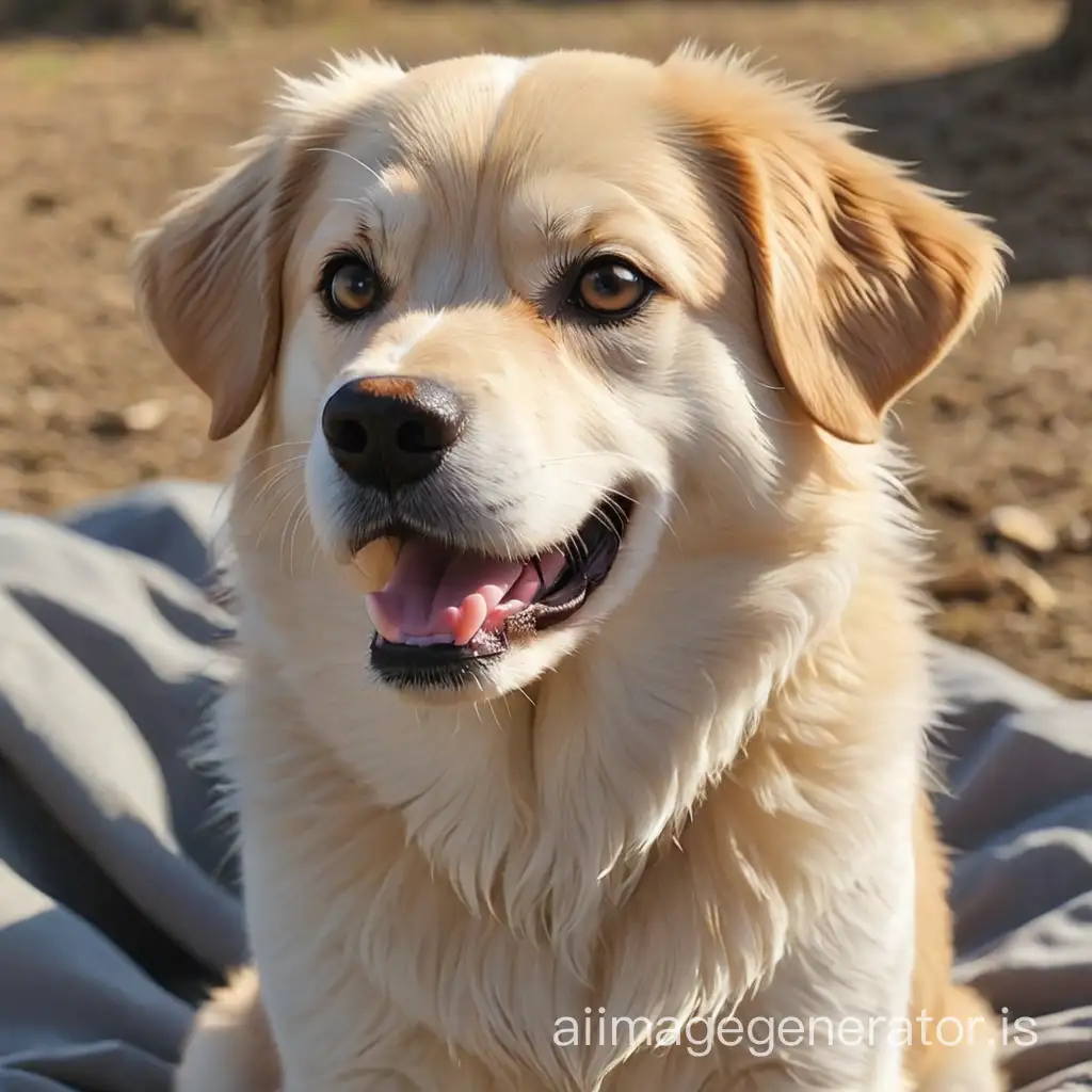 Playful-Doggo-Fetching-a-Ball-in-Sunny-Park