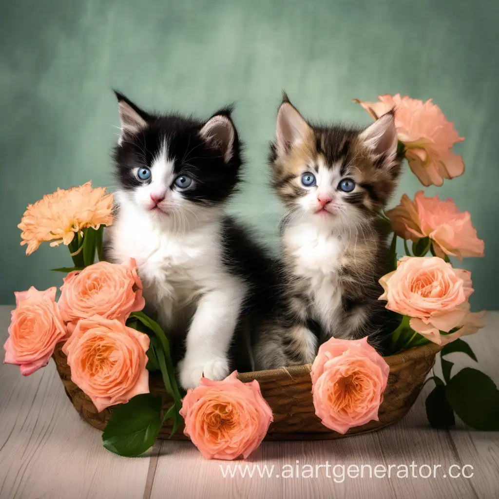 Spring-Blossoms-with-Playful-March-8th-Kittens