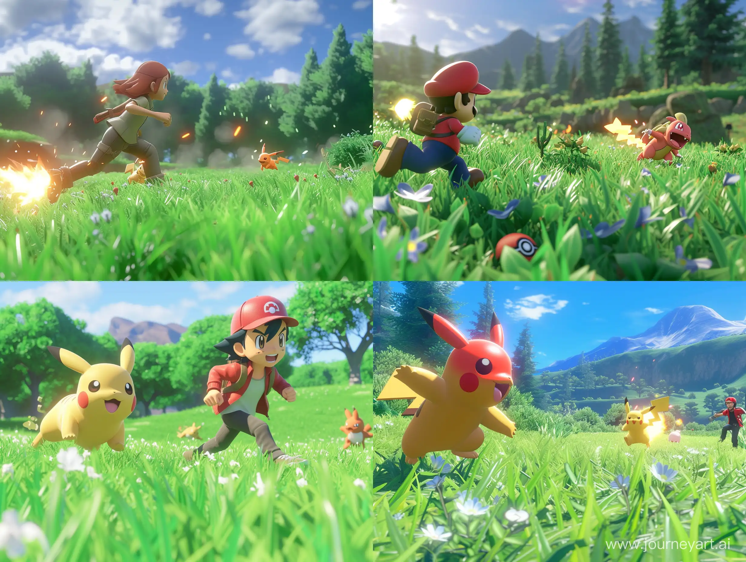 Exciting-Pokemon-Nintendo-Switch-Game-Screenshot-Animated-Character-Running-and-Epic-Pokemon-Battles