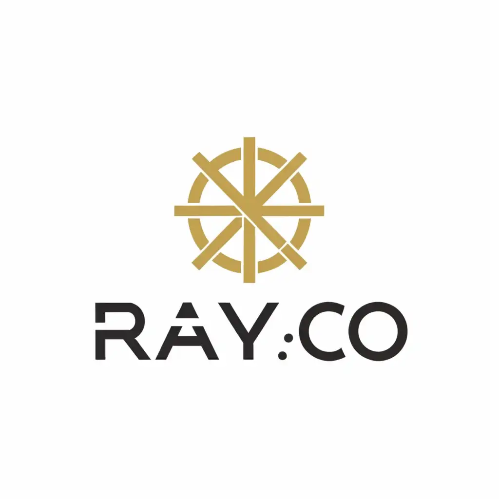 LOGO-Design-For-RAYco-Elegant-Ferris-Wheel-Symbol-for-Beauty-Spa-Industry