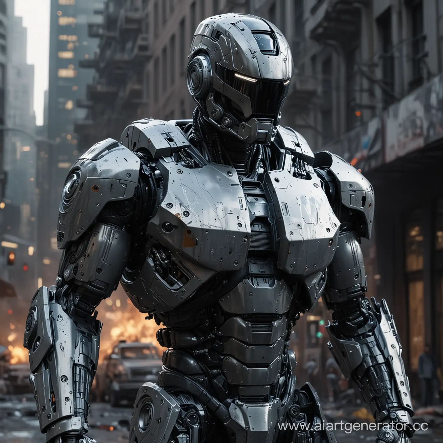 Futuristic-Robocop-Armor-ScientificTechnological-Masterpiece-with-Megalopolis-Backdrop