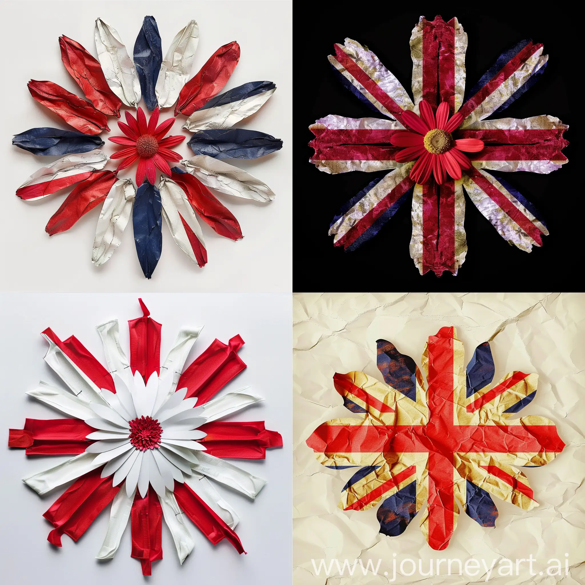 Floral-Representation-of-the-England-Flag