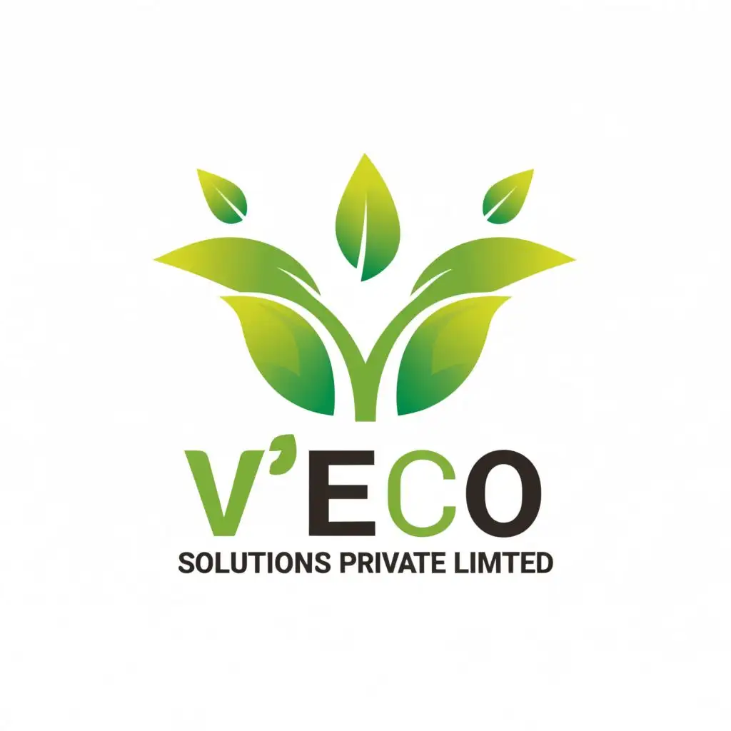 LOGO-Design-for-V3-Eco-Solutions-Private-Limited-Natural-Harmony-with-Sustainable-Typography
