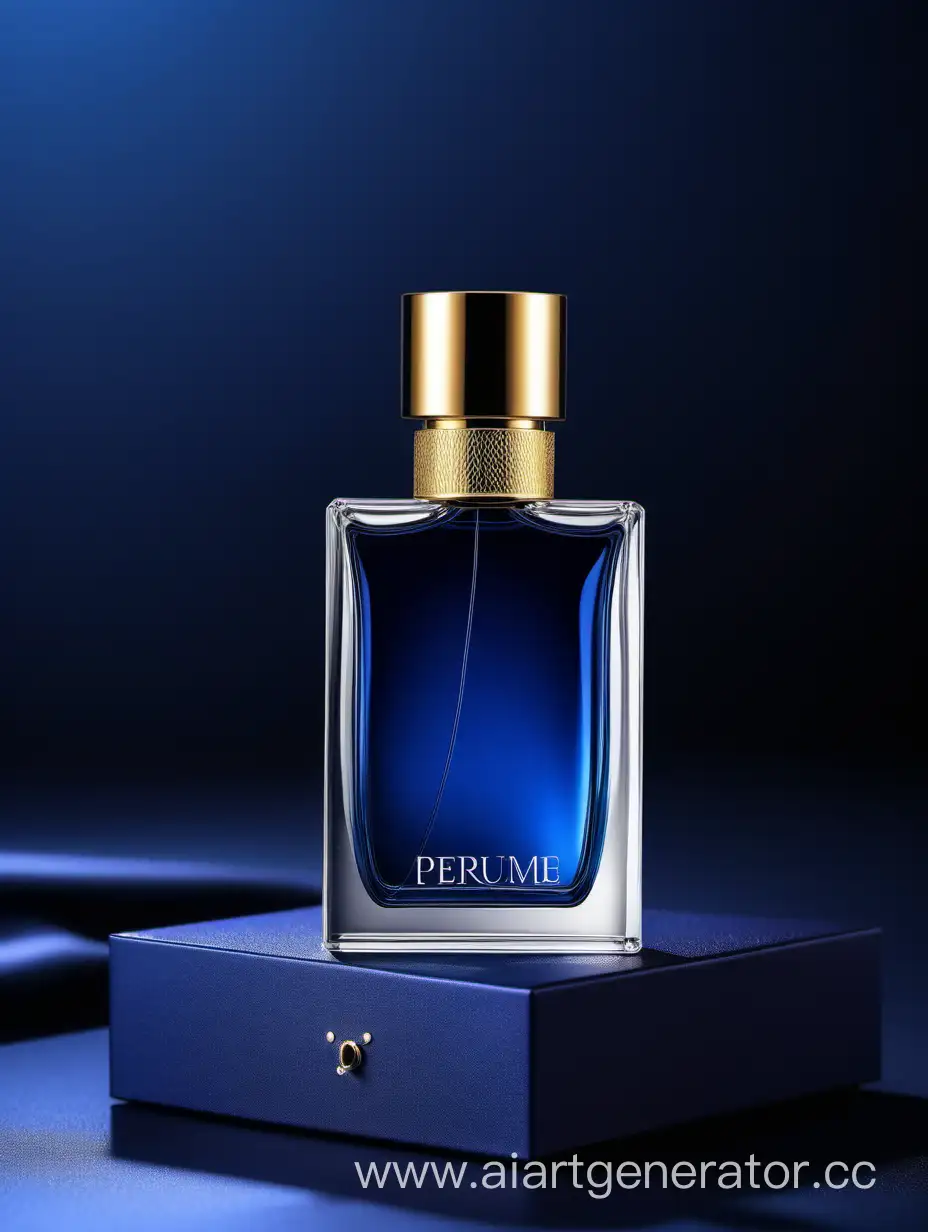Elegant-Mens-Perfume-Collection-in-Graduated-Boxes-Blue-Black-and-Golden