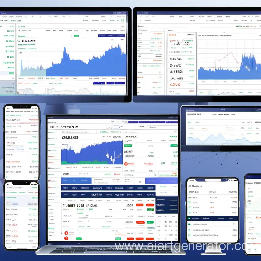 Cryptocurrency-Exchange-Interface-with-Trading-Charts-and-Market-Data