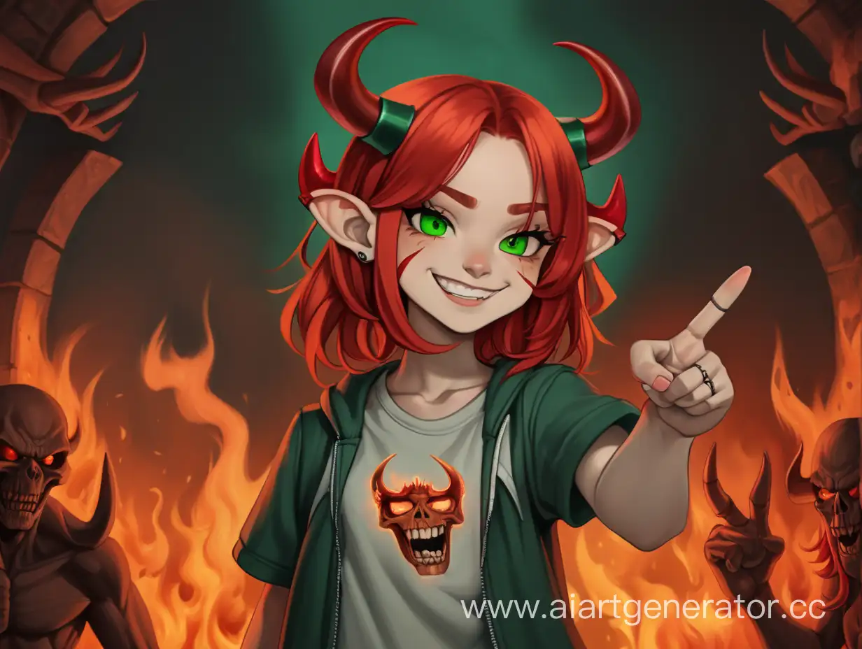 Cheerful-Demon-Girl-in-Hell-Displaying-Defiance-with-a-Grin