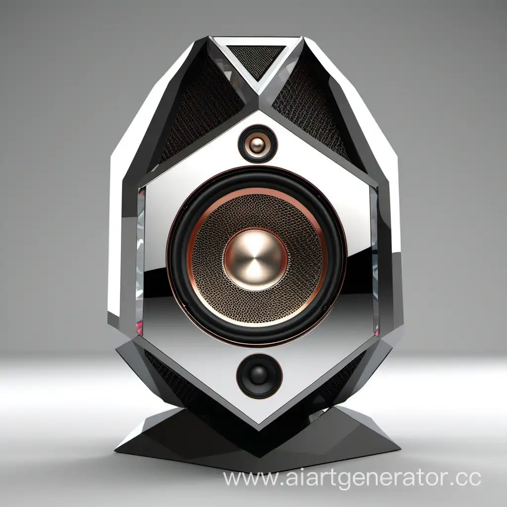 Vibrant-Diamond-Speaker-Titan-20-Shining-in-Futuristic-Ambiance