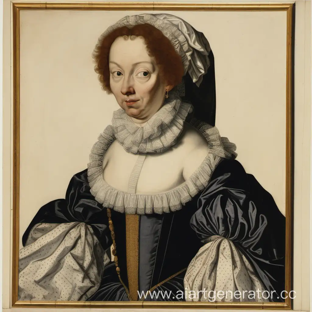 Portrait of a woman, German, 17th century, wealthy