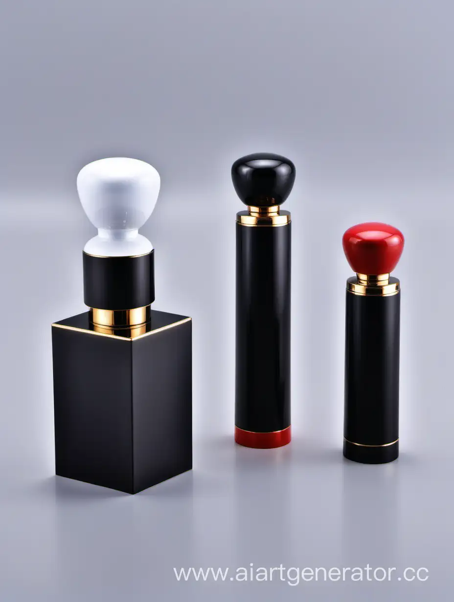 Elegant-Zamac-Perfume-Bottle-with-Red-and-Gold-Accents