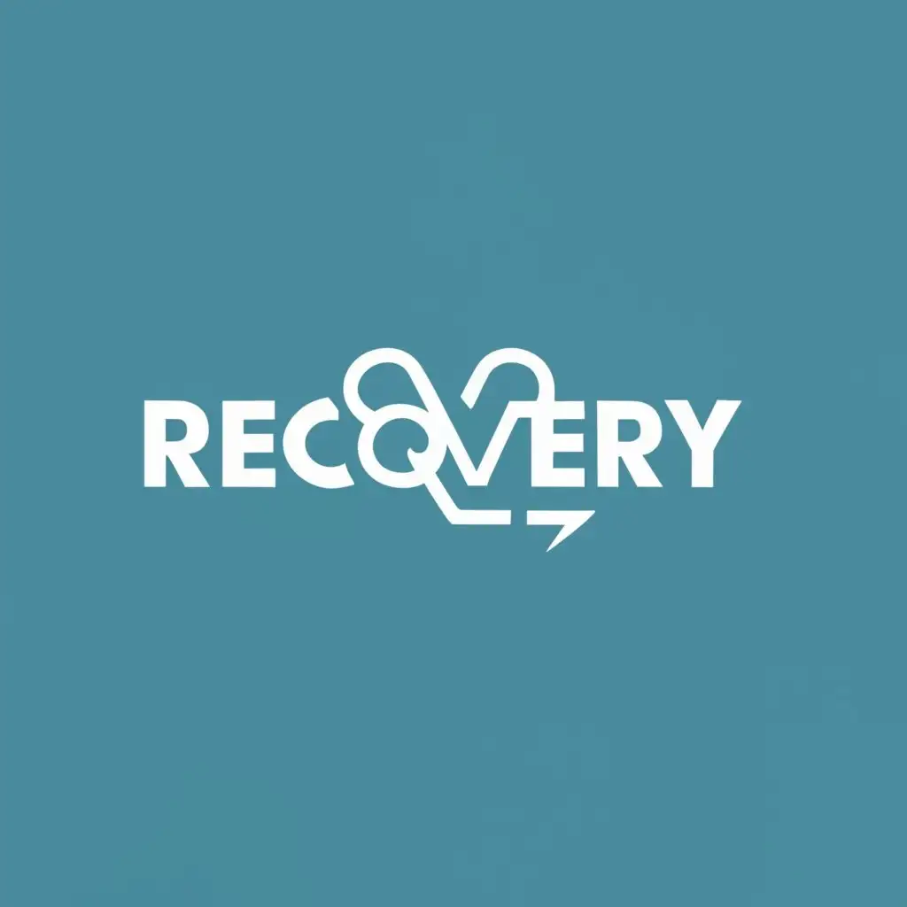 LOGO-Design-For-Recovery-Road-Tranquil-Shades-of-Blue-with-Empowering-Typography