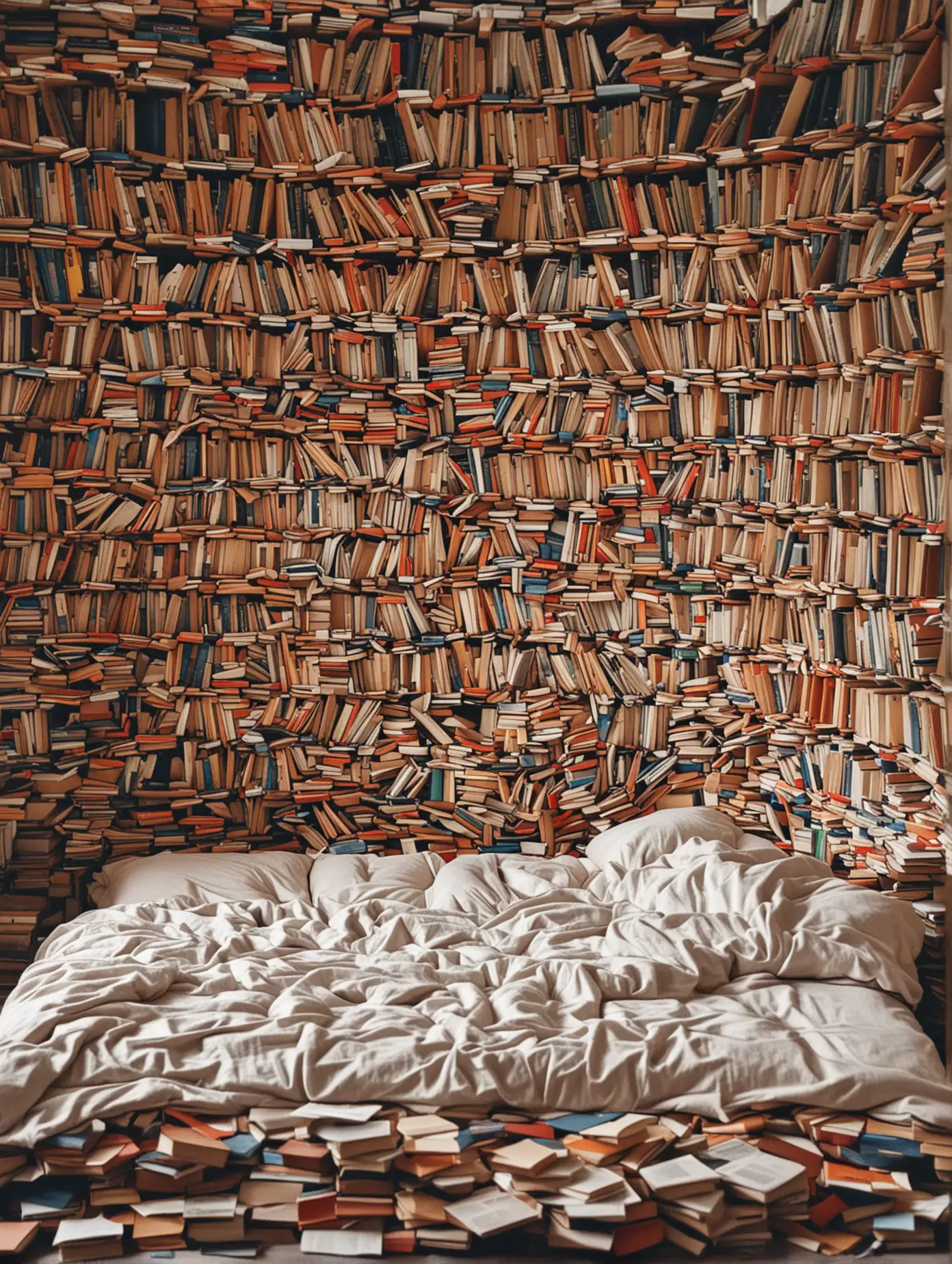 Reading Nook Cozy Bed of Books