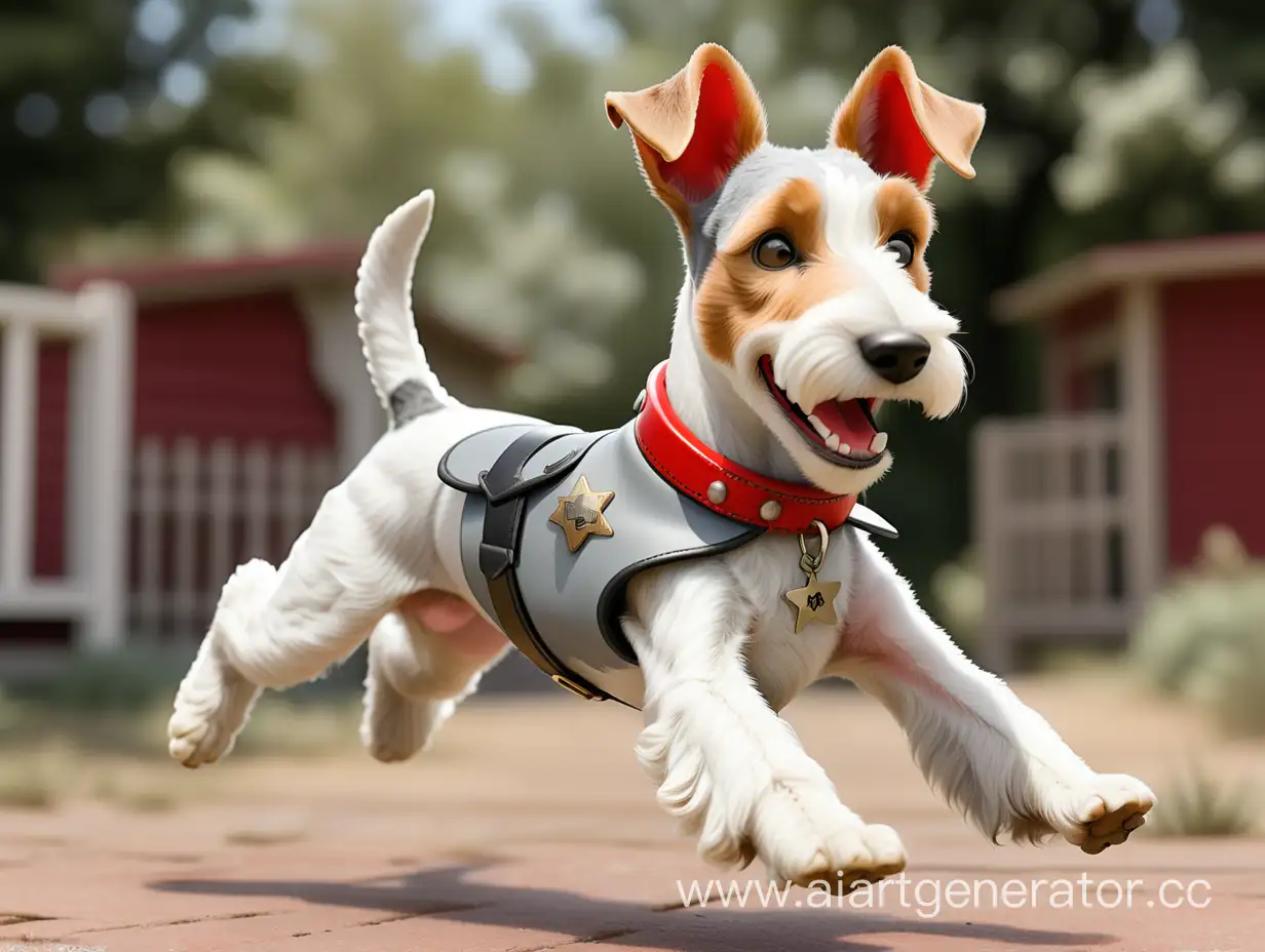 Sheriff-Fox-Terrier-Girl-Soaring-in-Gray-and-Red-Flight