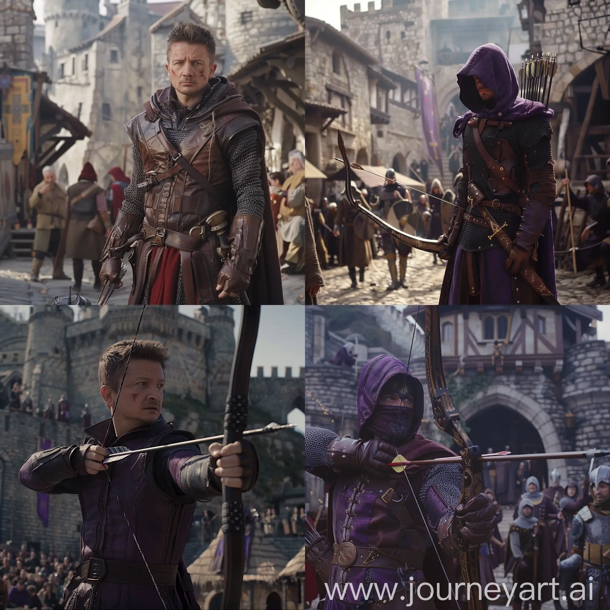 Medieval-Archer-in-Authentic-Costume-Inspired-by-Marvels-Hawkeye