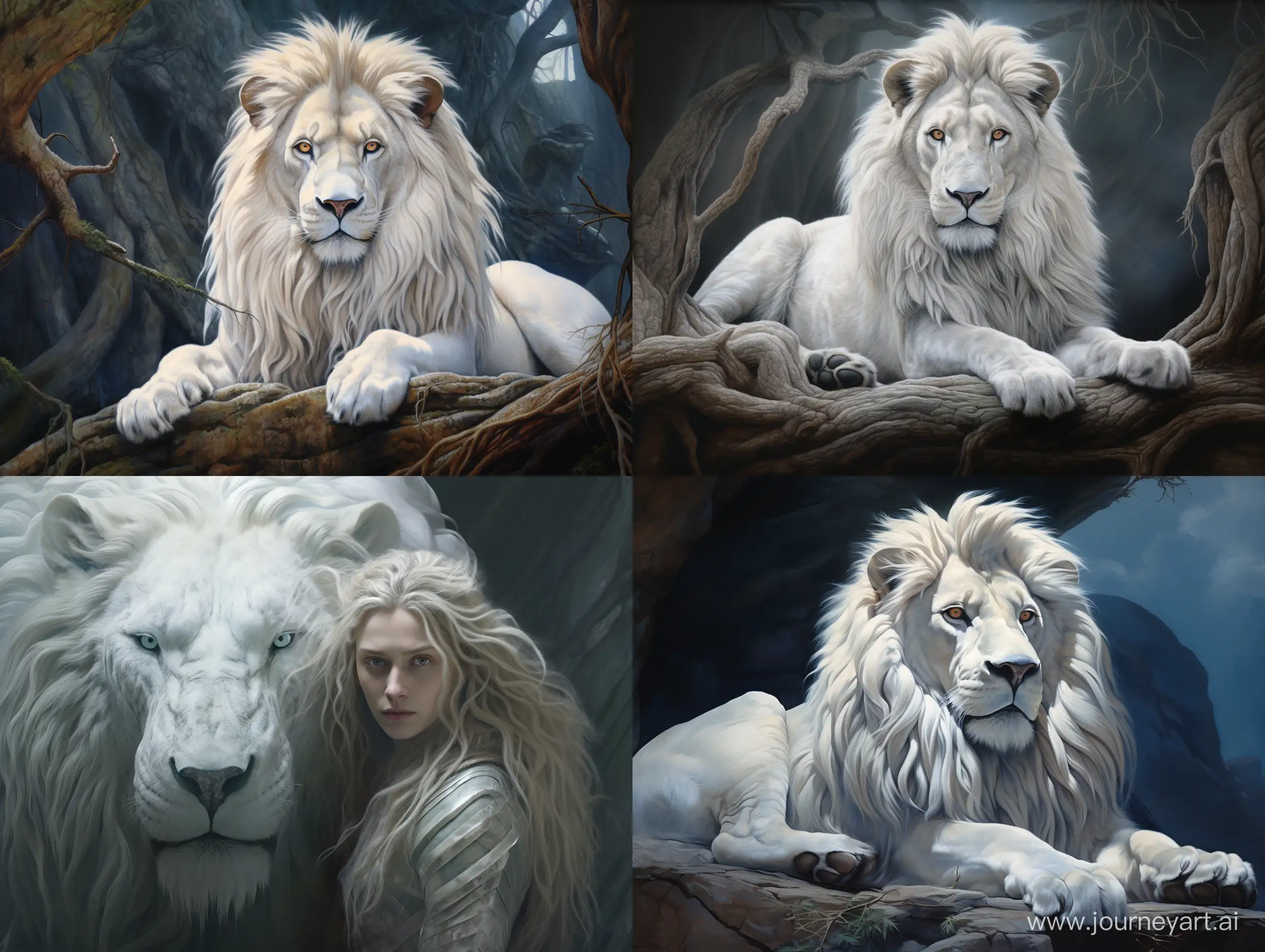 Majestic-White-Lion-in-43-Aspect-Ratio